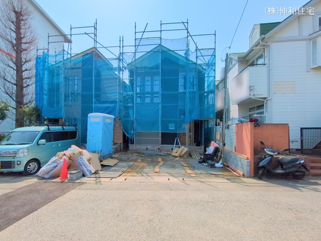千葉県千葉市花見川区朝日ケ丘3丁目の新築戸建てシート写真 2025年3月25日撮影
