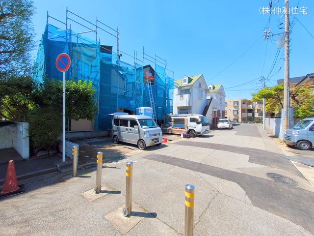 千葉県千葉市花見川区朝日ケ丘3丁目の新築戸建てシート写真 2025年4月13日撮影