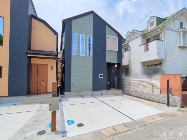 千葉県千葉市花見川区朝日ケ丘3丁目の新築戸建て完成写真 2025年6月8日撮影