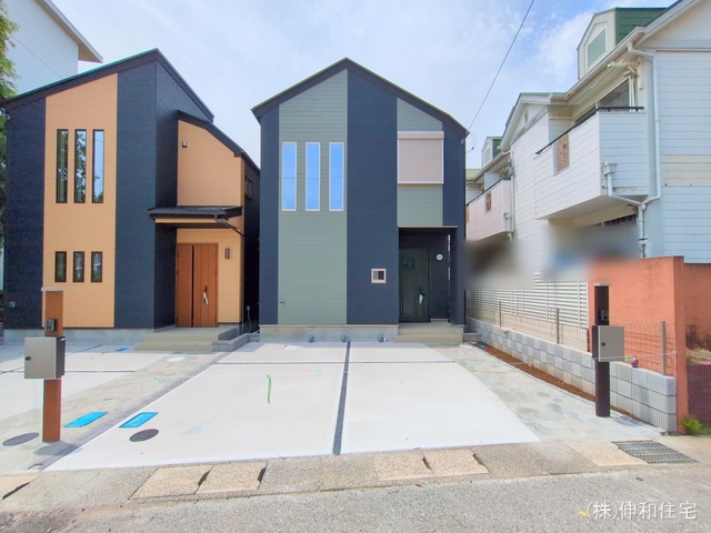 千葉県千葉市花見川区朝日ケ丘3丁目の新築戸建て完成写真 2025年6月8日撮影
