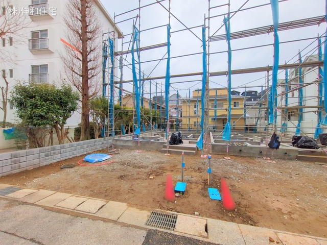 千葉県千葉市花見川区朝日ケ丘3丁目の新築戸建て基礎写真 2025年3月3日撮影