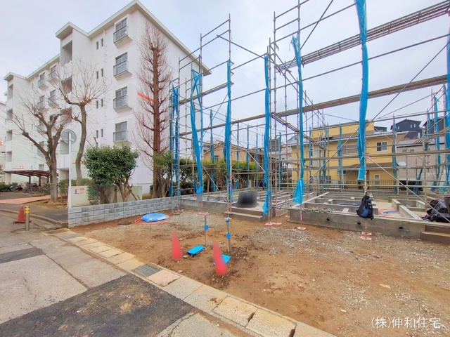 千葉県千葉市花見川区朝日ケ丘3丁目の新築戸建て基礎写真 2025年3月3日撮影