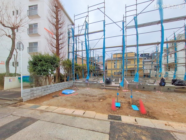 千葉県千葉市花見川区朝日ケ丘3丁目の新築戸建て基礎写真 2025年3月3日撮影