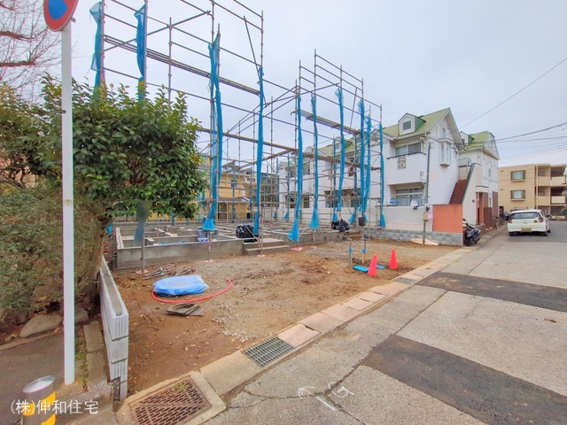 千葉県千葉市花見川区朝日ケ丘3丁目の新築戸建て基礎写真 2025年3月3日撮影