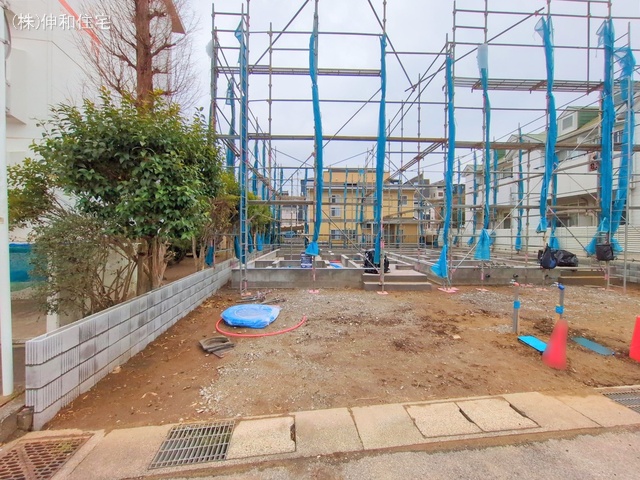 千葉県千葉市花見川区朝日ケ丘3丁目の新築戸建て基礎写真 2025年3月3日撮影