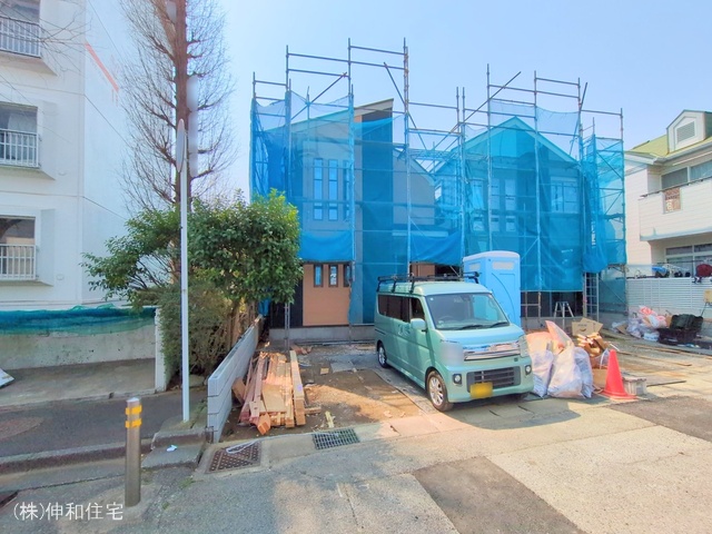 千葉県千葉市花見川区朝日ケ丘3丁目の新築戸建てシート写真 2025年3月25日撮影