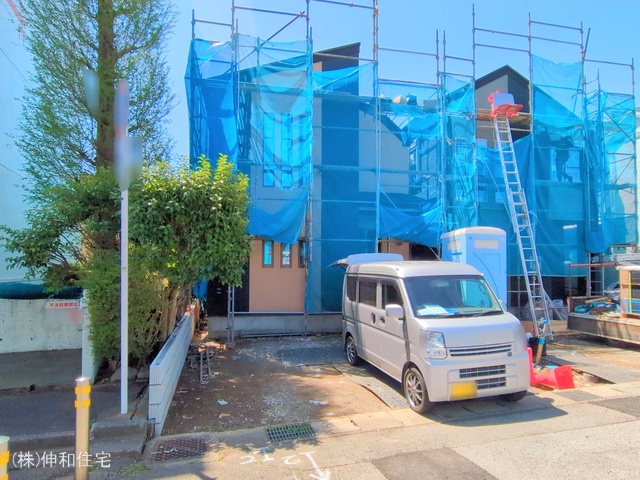 千葉県千葉市花見川区朝日ケ丘3丁目の新築戸建てシート写真 2025年4月13日撮影