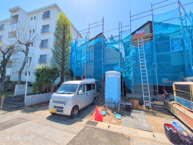 千葉県千葉市花見川区朝日ケ丘3丁目の新築戸建てシート写真 2025年4月13日撮影