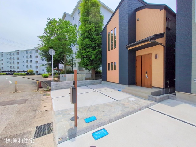 千葉県千葉市花見川区朝日ケ丘3丁目の新築戸建て完成写真 2025年6月8日撮影