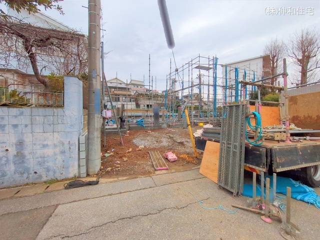 千葉県千葉市花見川区朝日ケ丘4丁目の新築戸建て基礎写真 2025年3月3日撮影