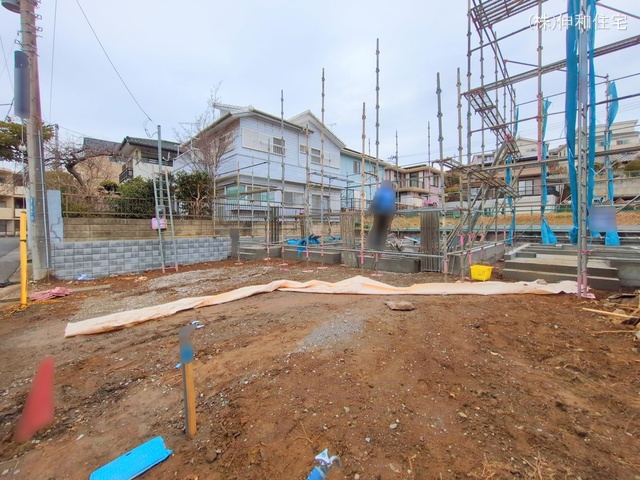 千葉県千葉市花見川区朝日ケ丘4丁目の新築戸建て基礎写真 2025年3月3日撮影