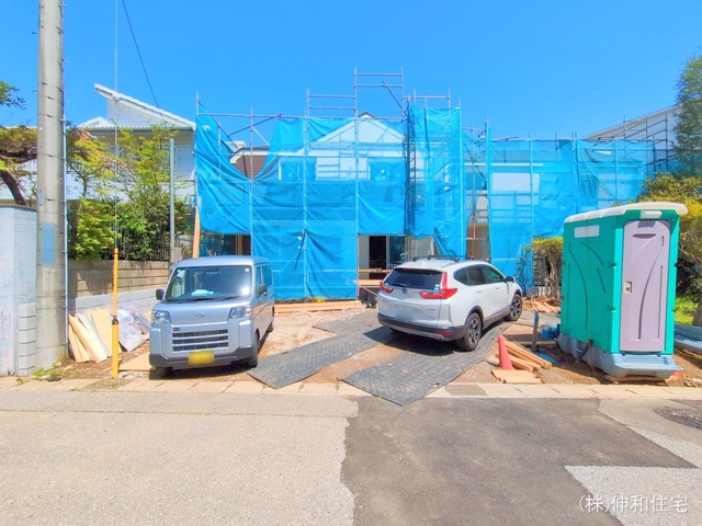 千葉県千葉市花見川区朝日ケ丘4丁目の新築戸建てシート写真 2025年4月13日撮影