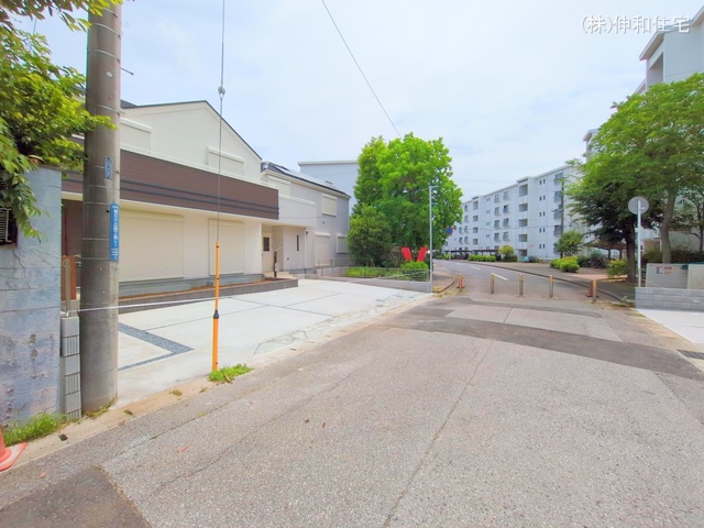 千葉県千葉市花見川区朝日ケ丘4丁目の新築戸建て完成写真 2025年6月8日撮影