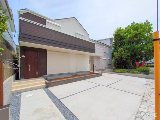千葉県千葉市花見川区朝日ケ丘4丁目の新築戸建て完成写真 2025年6月8日撮影