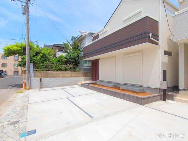 千葉県千葉市花見川区朝日ケ丘4丁目の新築戸建て完成写真 2025年6月8日撮影