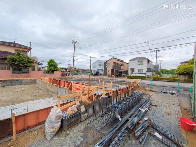 千葉県千葉市美浜区幕張西6丁目の新築戸建て基礎写真 2025年5月11日撮影