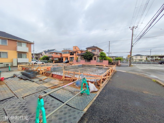千葉県千葉市美浜区幕張西6丁目の新築戸建て基礎写真 2025年5月11日撮影