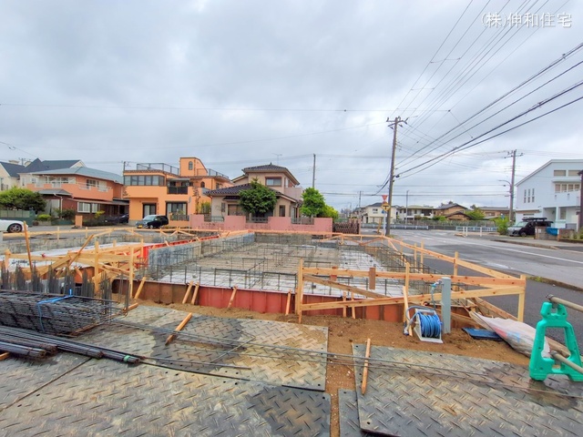 千葉県千葉市美浜区幕張西6丁目の新築戸建て基礎写真 2025年5月11日撮影
