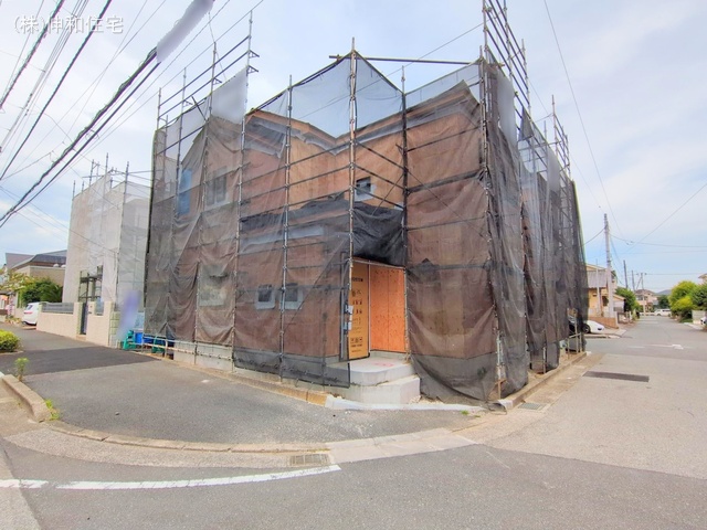 千葉県千葉市美浜区幕張西6丁目の新築戸建て上棟写真 2025年6月8日撮影