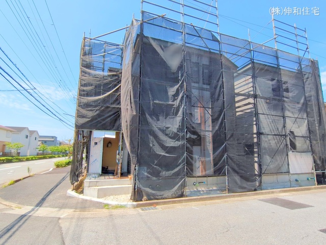 千葉県千葉市美浜区幕張西6丁目の新築戸建てシート写真 2025年6月29日撮影
