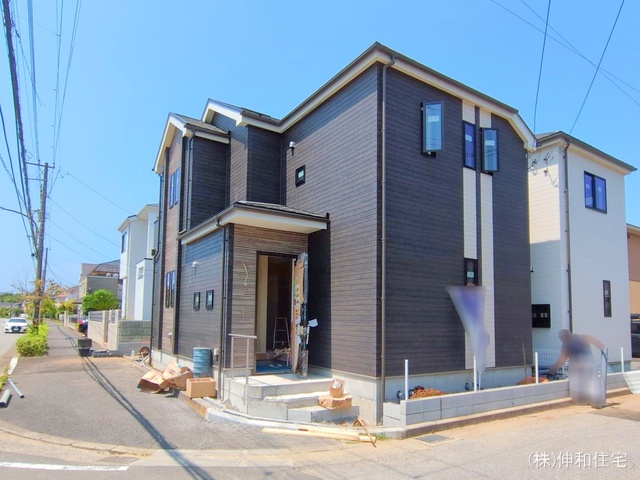 千葉県千葉市美浜区幕張西6丁目の新築戸建て外構写真 2025年7月22日撮影