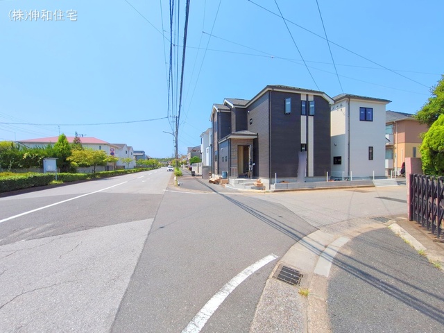 千葉県千葉市美浜区幕張西6丁目の新築戸建て外構写真 2025年7月22日撮影