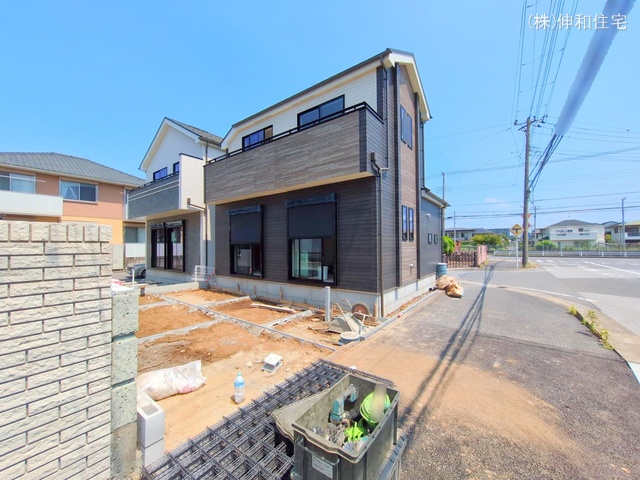 千葉県千葉市美浜区幕張西6丁目の新築戸建て外構写真 2025年7月22日撮影