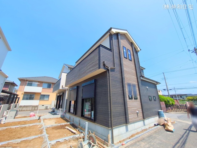 千葉県千葉市美浜区幕張西6丁目の新築戸建て外構写真 2025年7月22日撮影