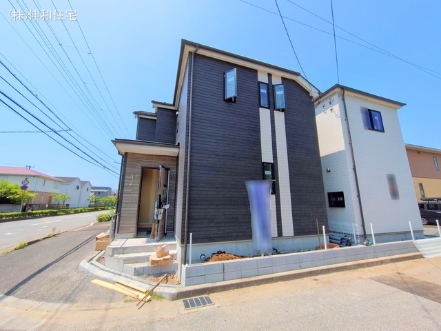 千葉県千葉市美浜区幕張西6丁目の新築戸建て外構写真 2025年7月22日撮影