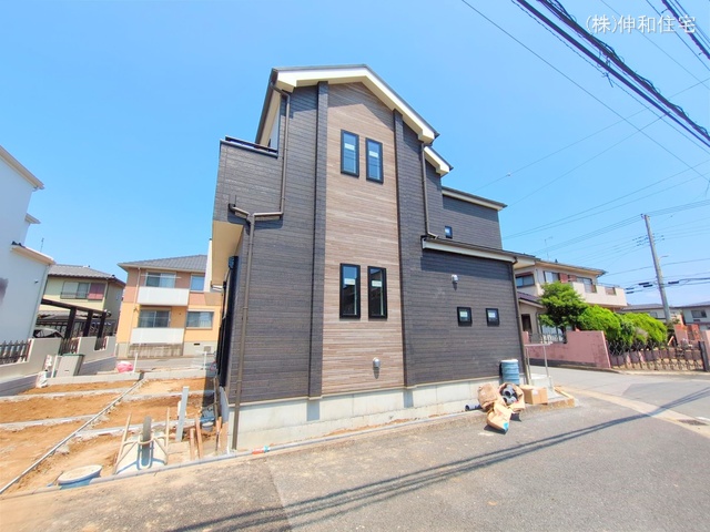 千葉県千葉市美浜区幕張西6丁目の新築戸建て外構写真 2025年7月22日撮影