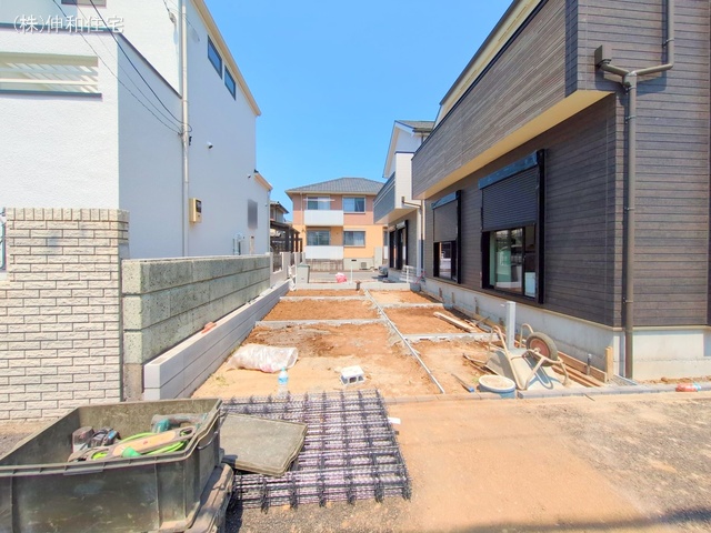 千葉県千葉市美浜区幕張西6丁目の新築戸建て外構写真 2025年7月22日撮影