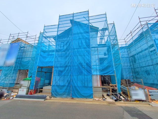 千葉県千葉市花見川区瑞穂3丁目の新築戸建てシート写真 2025年5月26日撮影