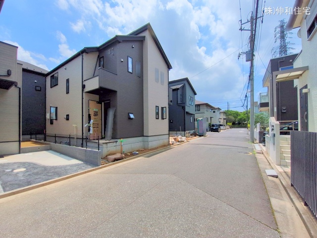 千葉県千葉市花見川区瑞穂3丁目の新築戸建て外構写真 2025年6月26日撮影