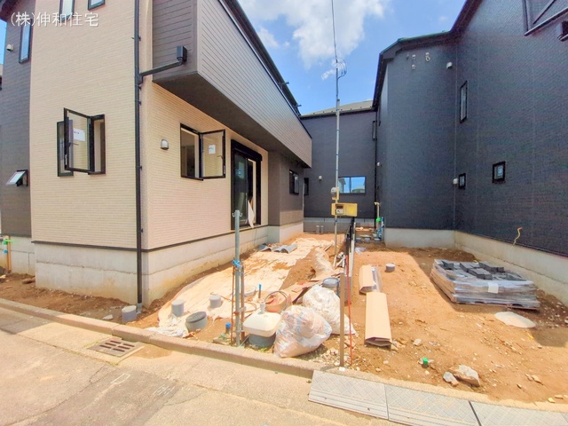 千葉県千葉市花見川区瑞穂3丁目の新築戸建て外構写真 2025年6月26日撮影