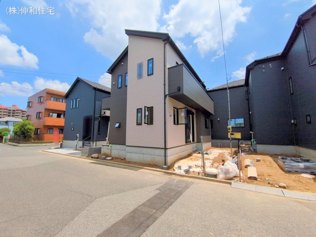 千葉県千葉市花見川区瑞穂3丁目の新築戸建て外構写真 2025年6月26日撮影