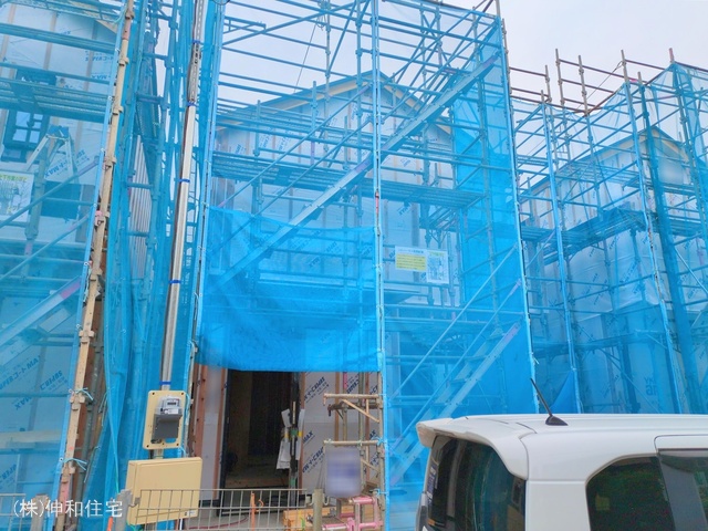 千葉県千葉市花見川区瑞穂3丁目の新築戸建てシート写真 2025年5月26日撮影
