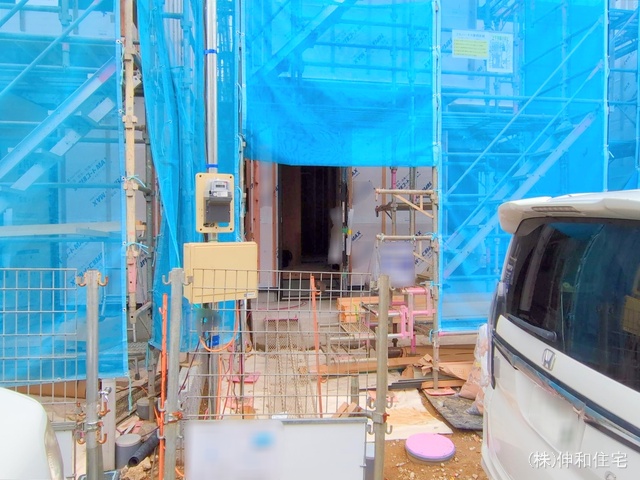 千葉県千葉市花見川区瑞穂3丁目の新築戸建てシート写真 2025年5月26日撮影