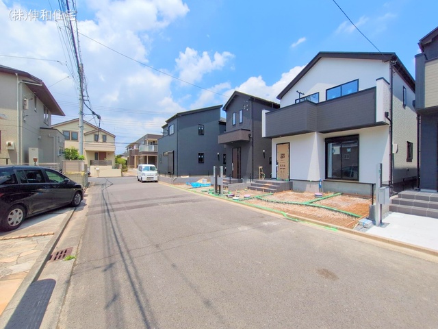 千葉県千葉市花見川区瑞穂3丁目の新築戸建て外構写真 2025年6月26日撮影