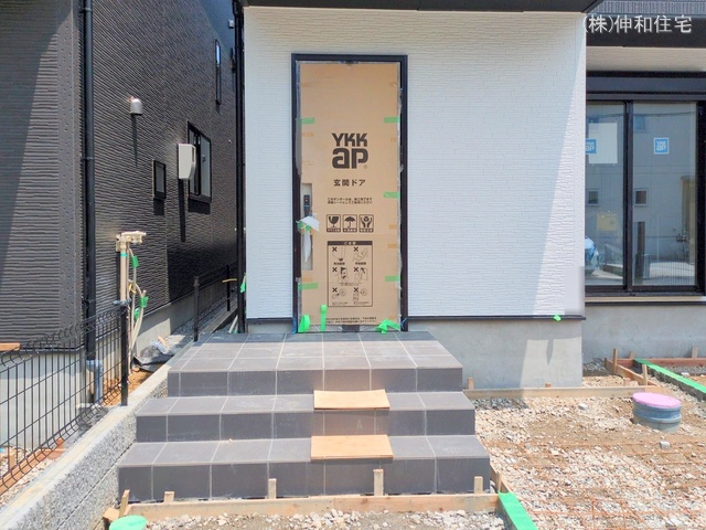 千葉県千葉市花見川区瑞穂3丁目の新築戸建て外構写真 2025年6月26日撮影