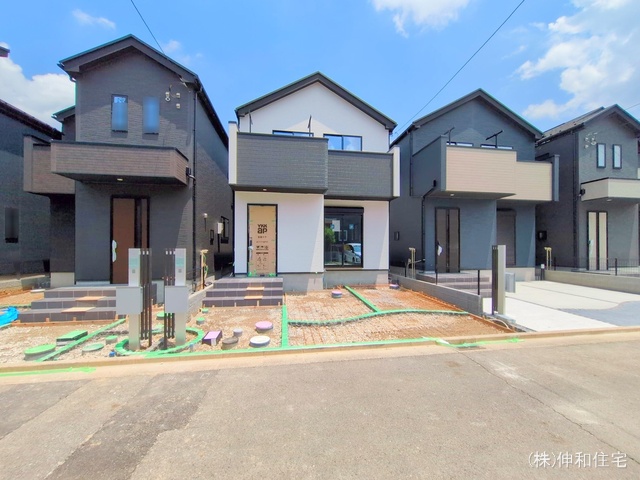 千葉県千葉市花見川区瑞穂3丁目の新築戸建て外構写真 2025年6月26日撮影