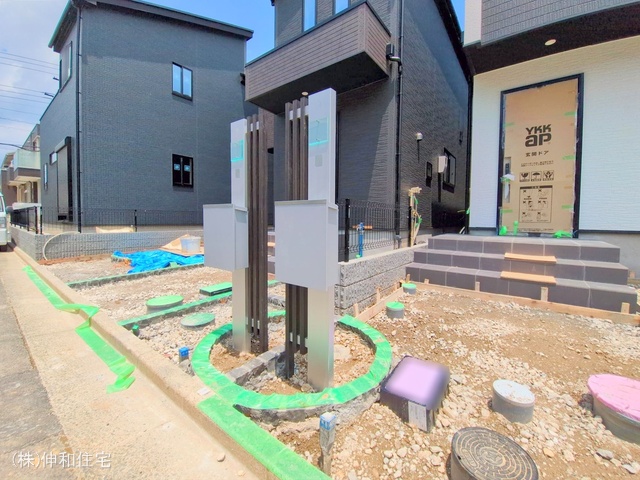 千葉県千葉市花見川区瑞穂3丁目の新築戸建て外構写真 2025年6月26日撮影