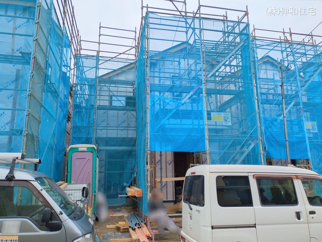 千葉県千葉市花見川区瑞穂3丁目の新築戸建てシート写真 2025年5月26日撮影