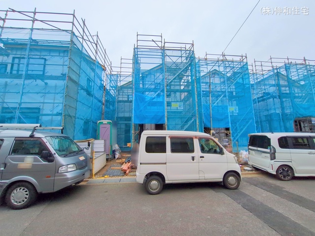 千葉県千葉市花見川区瑞穂3丁目の新築戸建てシート写真 2025年5月26日撮影