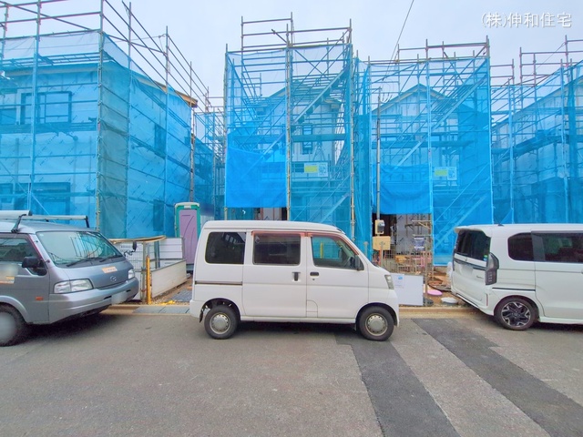 千葉県千葉市花見川区瑞穂3丁目の新築戸建てシート写真 2025年5月26日撮影