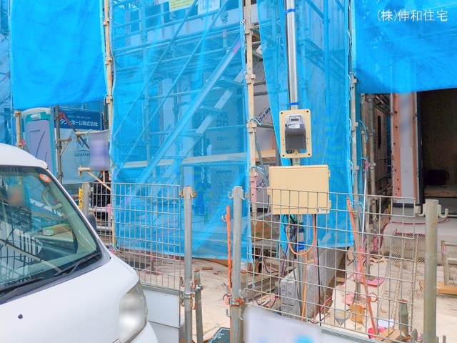 千葉県千葉市花見川区瑞穂3丁目の新築戸建てシート写真 2025年5月26日撮影