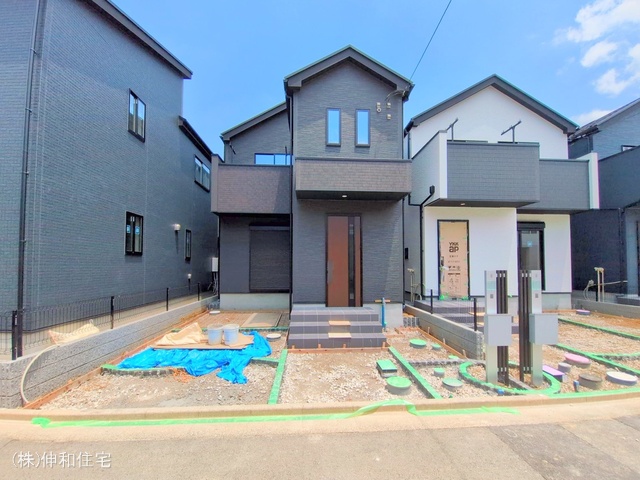 千葉県千葉市花見川区瑞穂3丁目の新築戸建て外構写真 2025年6月26日撮影