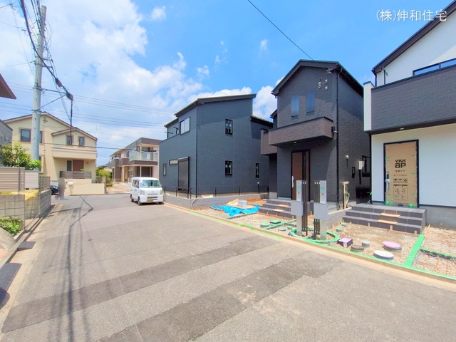 千葉県千葉市花見川区瑞穂3丁目の新築戸建て外構写真 2025年6月26日撮影
