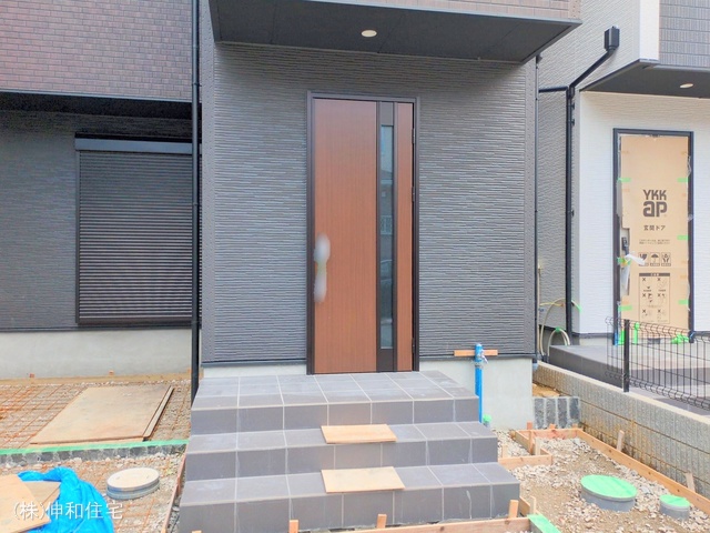 千葉県千葉市花見川区瑞穂3丁目の新築戸建て外構写真 2025年6月26日撮影