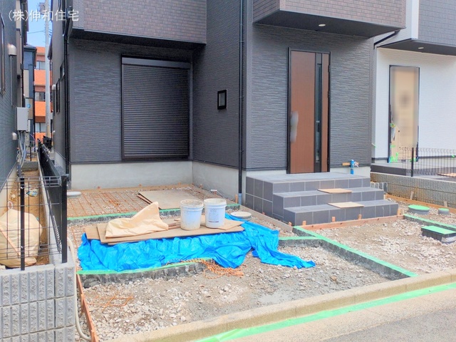 千葉県千葉市花見川区瑞穂3丁目の新築戸建て外構写真 2025年6月26日撮影