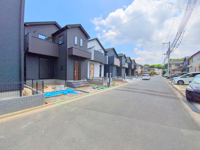 千葉県千葉市花見川区瑞穂3丁目の新築戸建て外構写真 2025年6月26日撮影